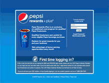 Tablet Screenshot of pepsirewardsplus.com